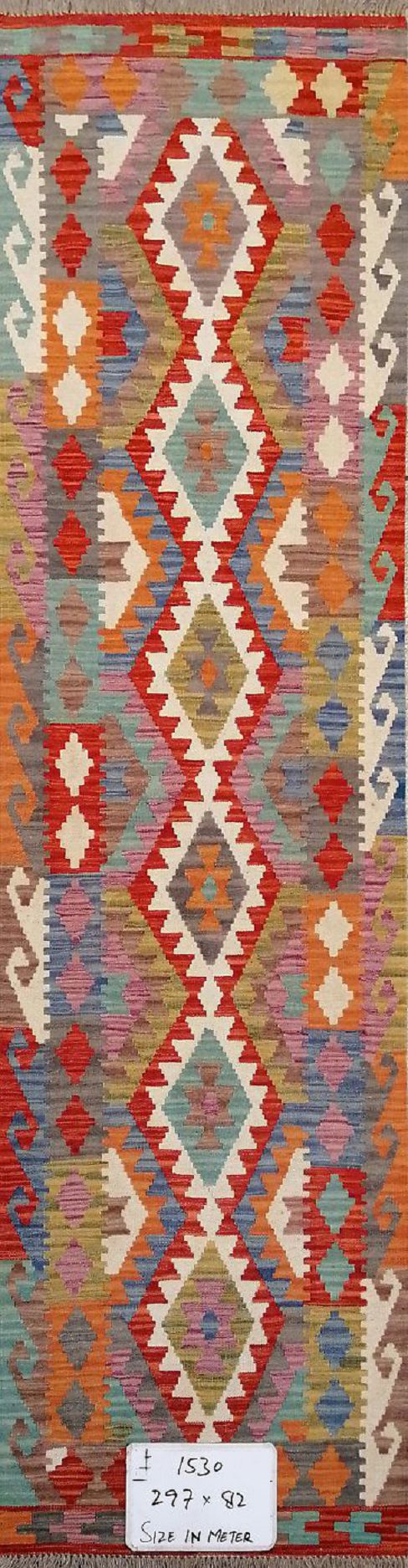 Kilim Afghan 12468