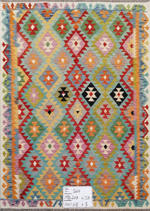 Kilim Afghan 12478