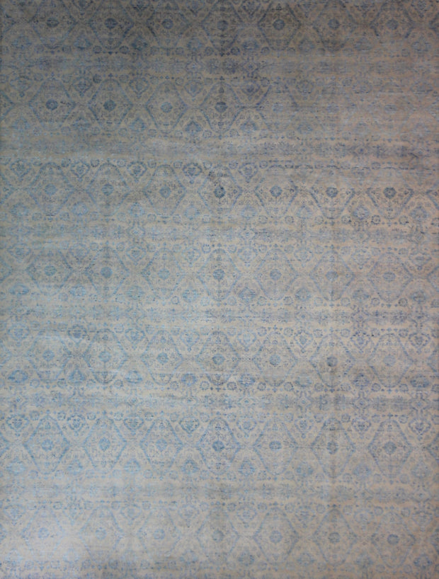 Blue Beige Arabesque